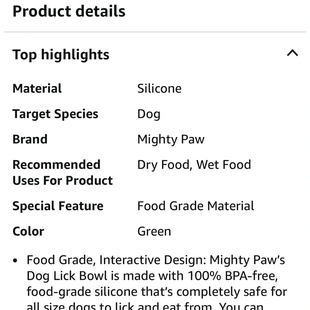 Interactive Green Dog Lick Bowl